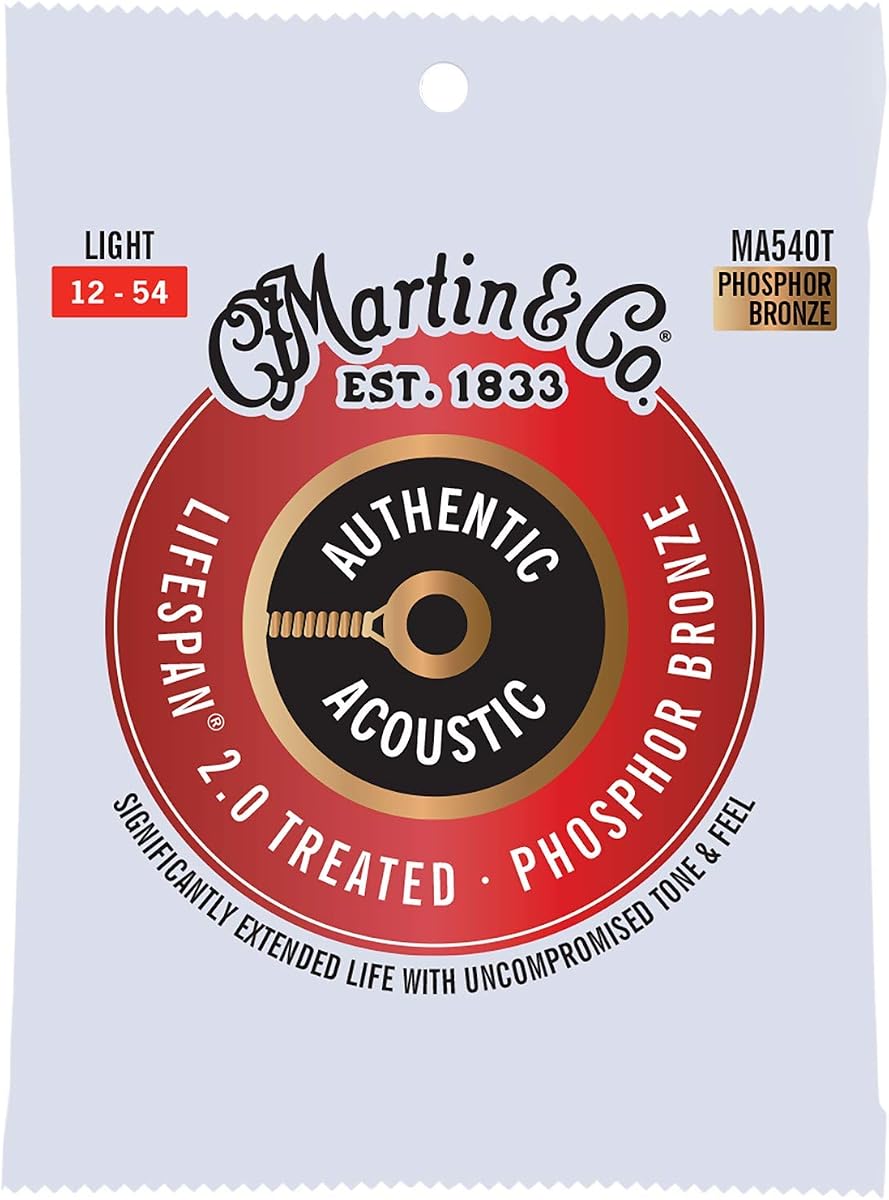 Cuerdas para guitarra acústica Martin Authentic - Tratado Lifespan 2.0