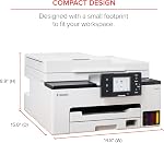Canon Megatank GX2020 All-in-One Wireless Supertank [Megatank] Printer | Print, Copy and Scan| Mobile Printing |2.7" LCD Color Touchscreen | Auto Document Feeder and Auto Duplex Printing