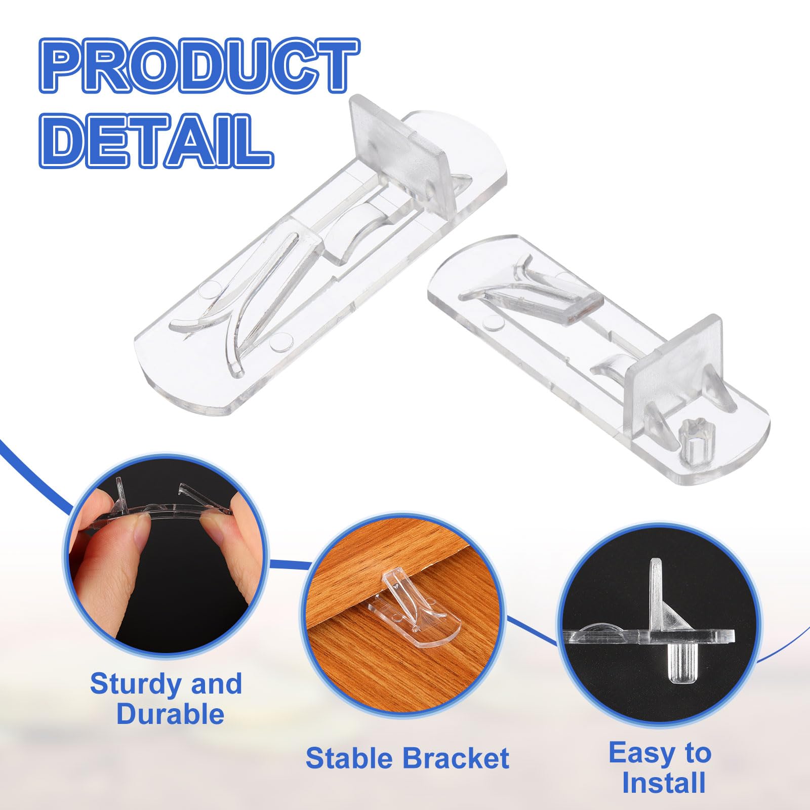 PATIKIL Locking Shelf Support Pegs - Image 3