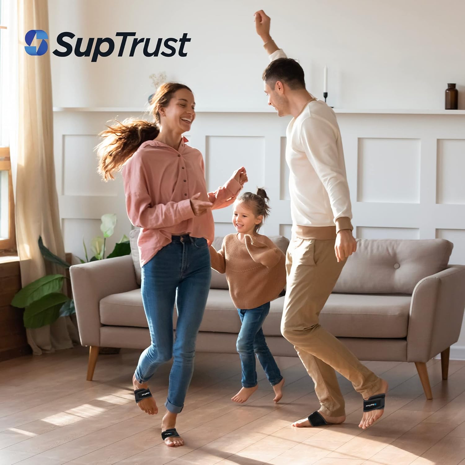 Suptrust Arch Support, Plantar Fasciitis Relief, Unisex Arch Relief Plus with Built-in Orthotic Support, Feet Pain Relief, Flat & Fallen Arches, High Arch, Flat Feet, One Regular Size Fits All : Health & Household