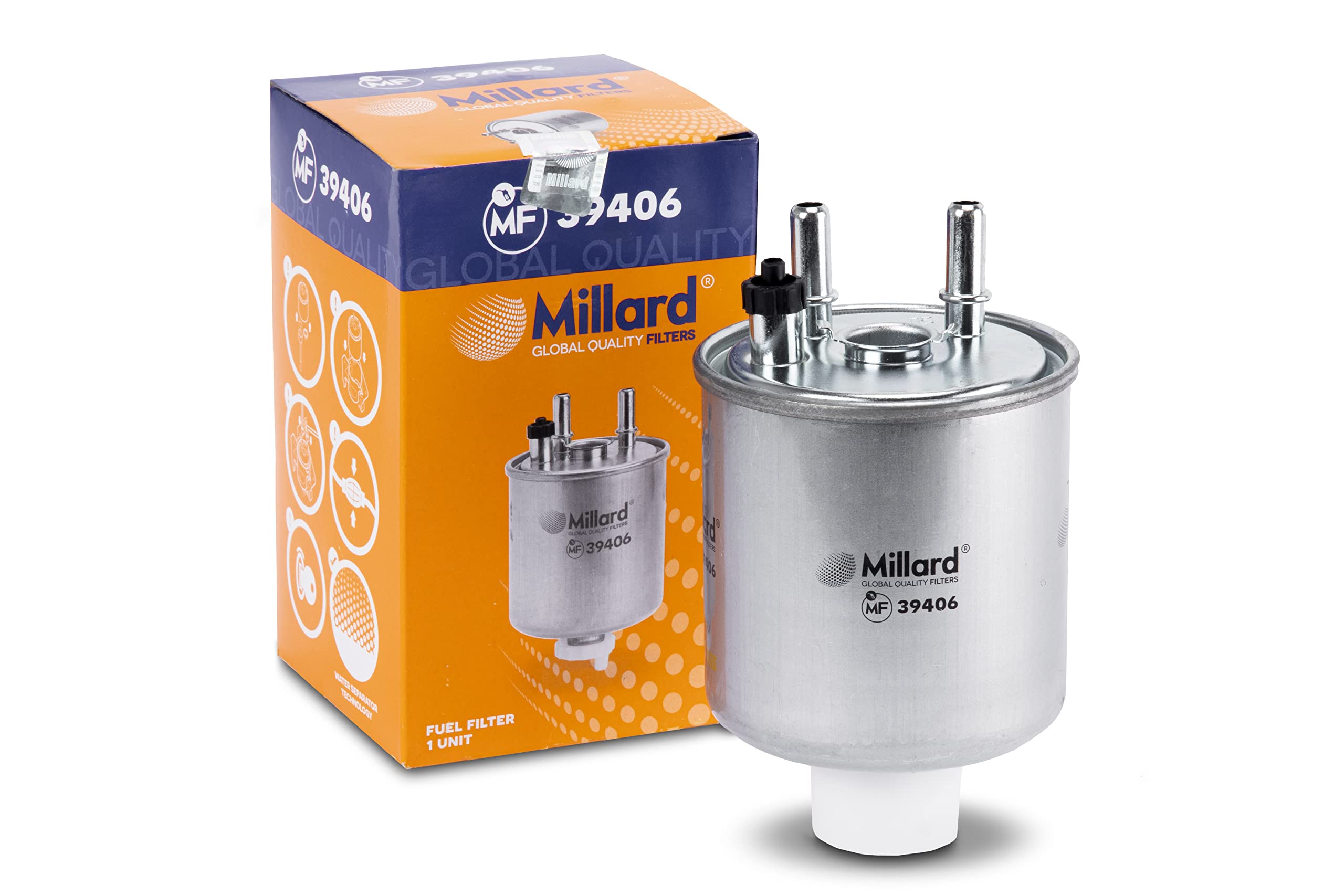Filtro Carburante Millard MF39406 - 157x94x10mm Per Auto, Qualit&agrave; Globale