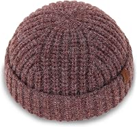 KNITDAY Chunky Wool Fisherman Beanie for Men - Thick Rib-Knitted Skull Cap, Warm Skater Streetwear Hat, One Size Fits Most