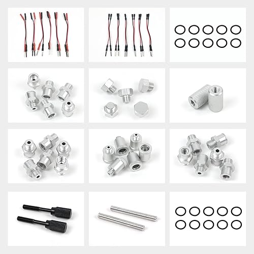 Miniatura 2 de QPKING Limpiador y probador de inyector de combustible de 6 cilindros, sistemas de inyección de combustible limpiadores, probadores de lanzamiento