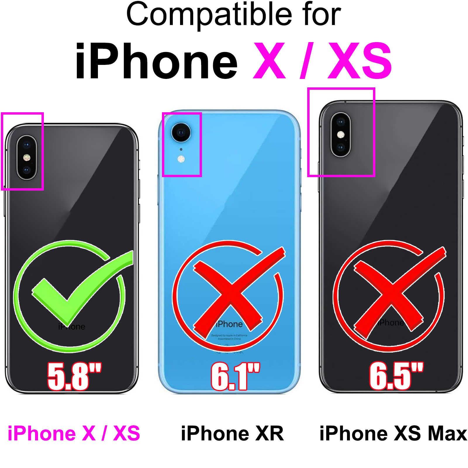 Housse Portefeuille Pour IPhone 17 - Cuir PU, Fermeture Magnétique, Emplacements Cartes, Fonction Stand, Protection Anti-choc - 10