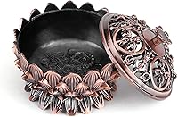 Vista 5 de Incienso, cono de incienso de loto, colector de cenizas para el hogar, accesorios de fragancia para uso con resina granular en polvo cono o bobina