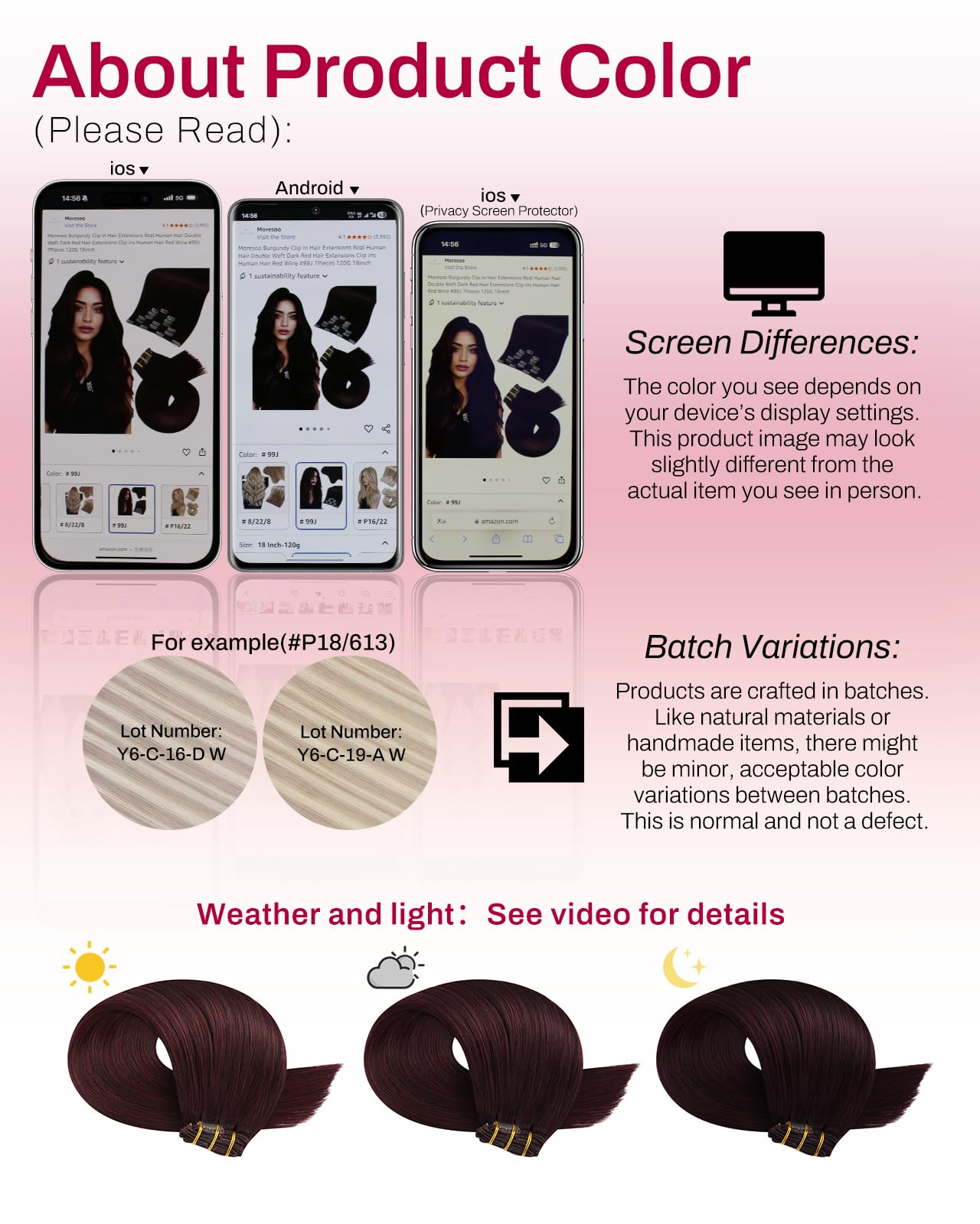 Moresoo Clip in Hair Extensions Real Human Hair Balayage Medium Brown and Blonde Real Hair Extensions Clip in Human Hair for Women Full Head 22 Inch 7pcs/120g #4/6/613 — view 58