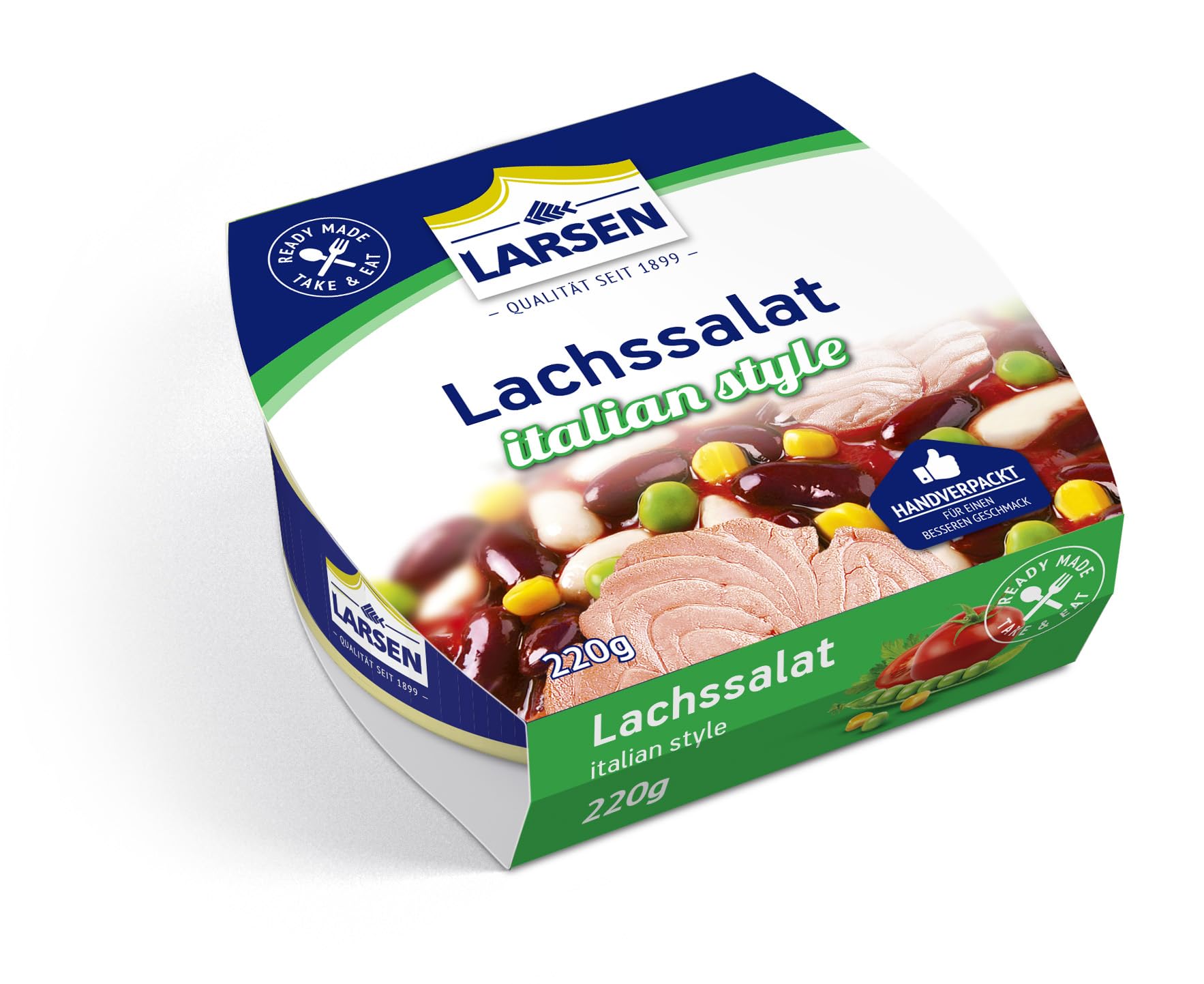 Generic Larsen Salmon salad with vegetables, Italian style 220G