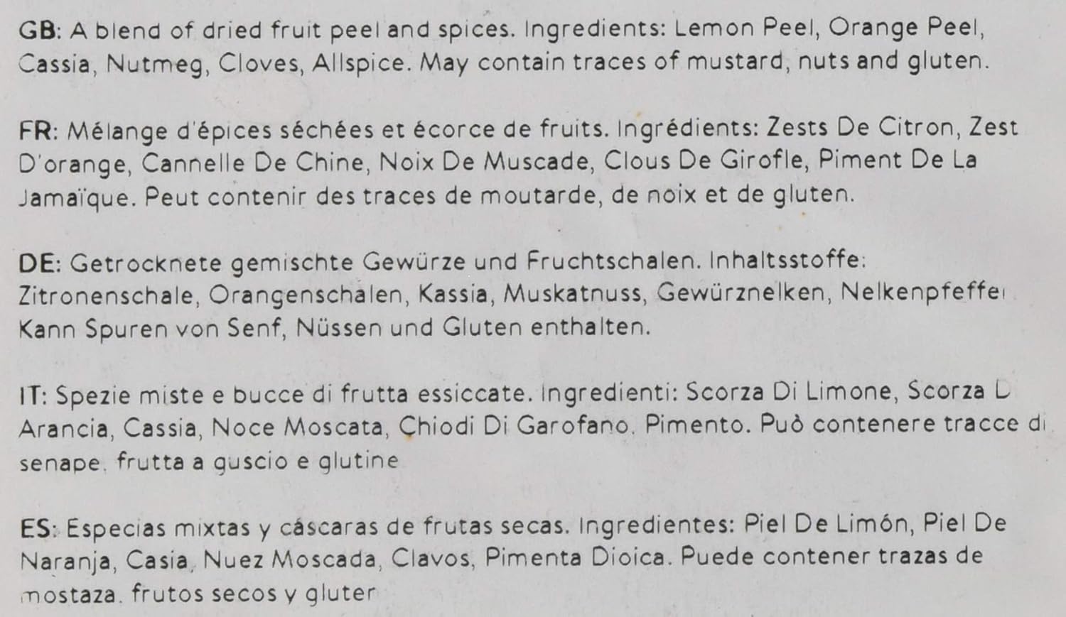 JustIngredients Mulled Wine Spice Loose 100 g (Pack of 5)