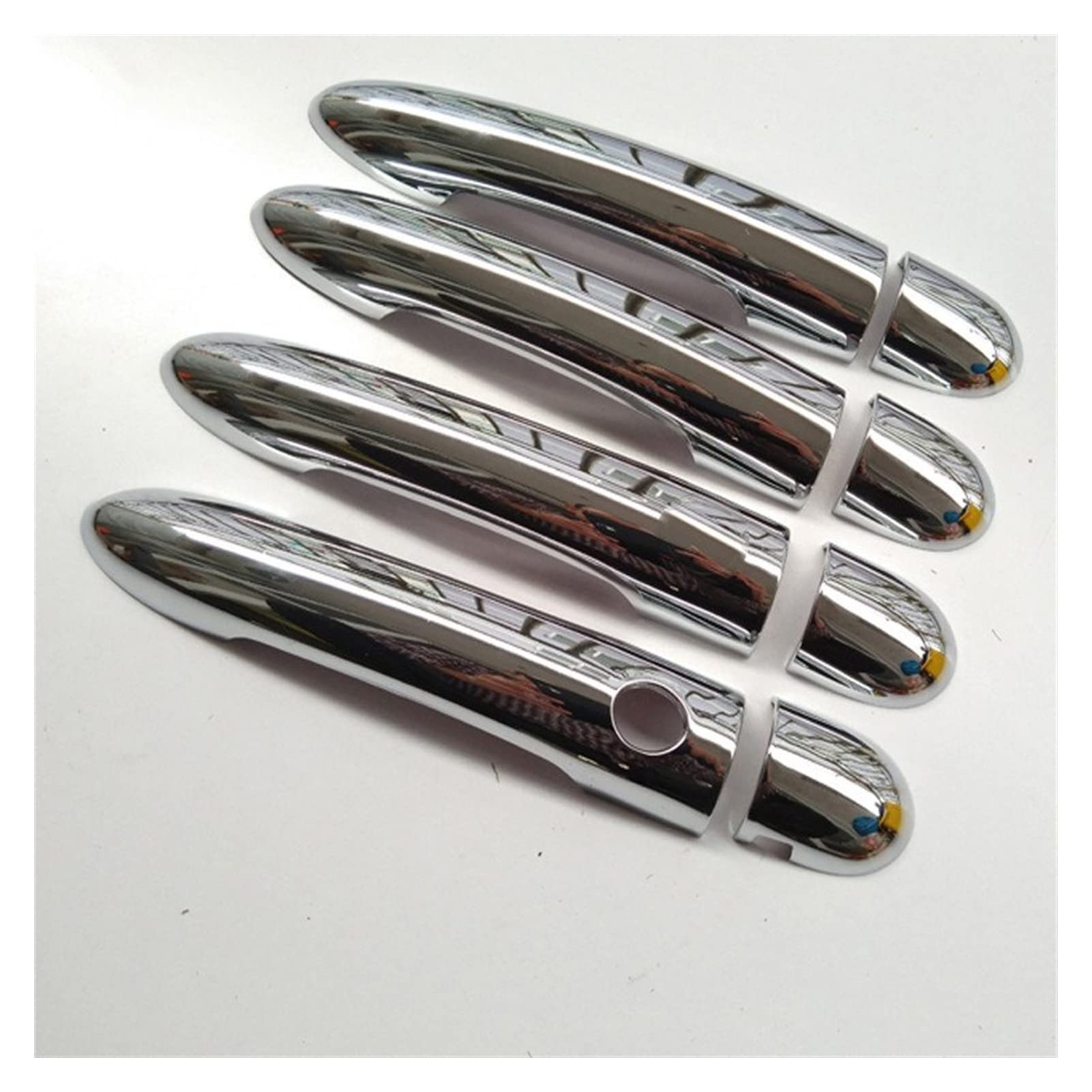Qwqthgs 1 Car Exterior Door Handle Cap For Nissan Primera P12 2002-2006 Abs Chrome Door Handle Catch Cover Trim Car Styling Sticker Atuo Accessories & Parts 8 Pcs(1)
