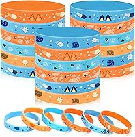 Vista 13 de JUNEBRUSHS 42 piezas de accesorios de concientización sobre el cáncer de mama, pulseras de silicona Esperanza Fe Fuerza Coraje, pulseras accesorios