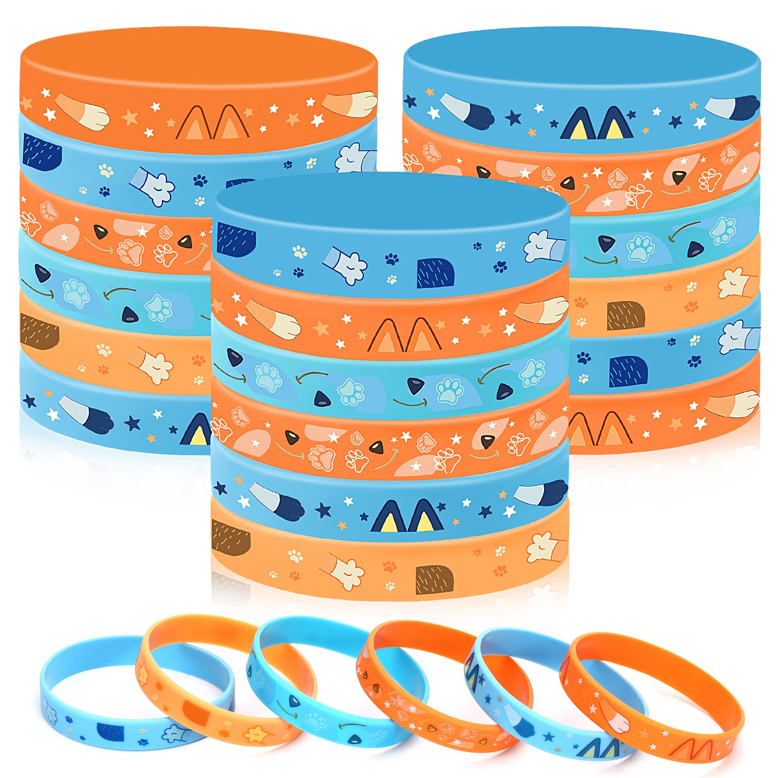 Camping Silicone Bracelets - 42pcs Party Favors -20
