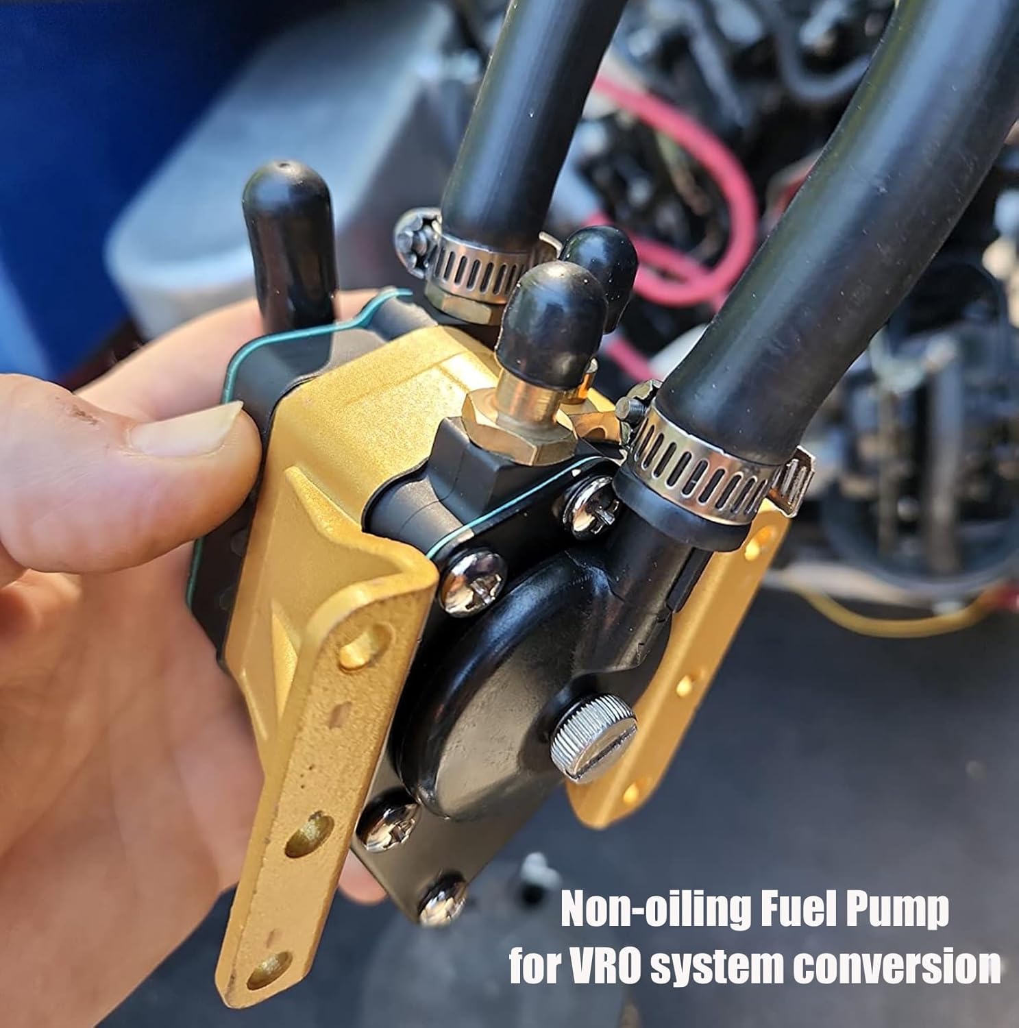 5007420 VRO Fuel Pump, Fits Johnson Evinrude VRO Oil Injection Conversion Fuel Pump Kit, for 5007420 5007422 Outboard Motor 90hp-250hp V4 V6 Looper, Replaces 4-7359 1399-07359