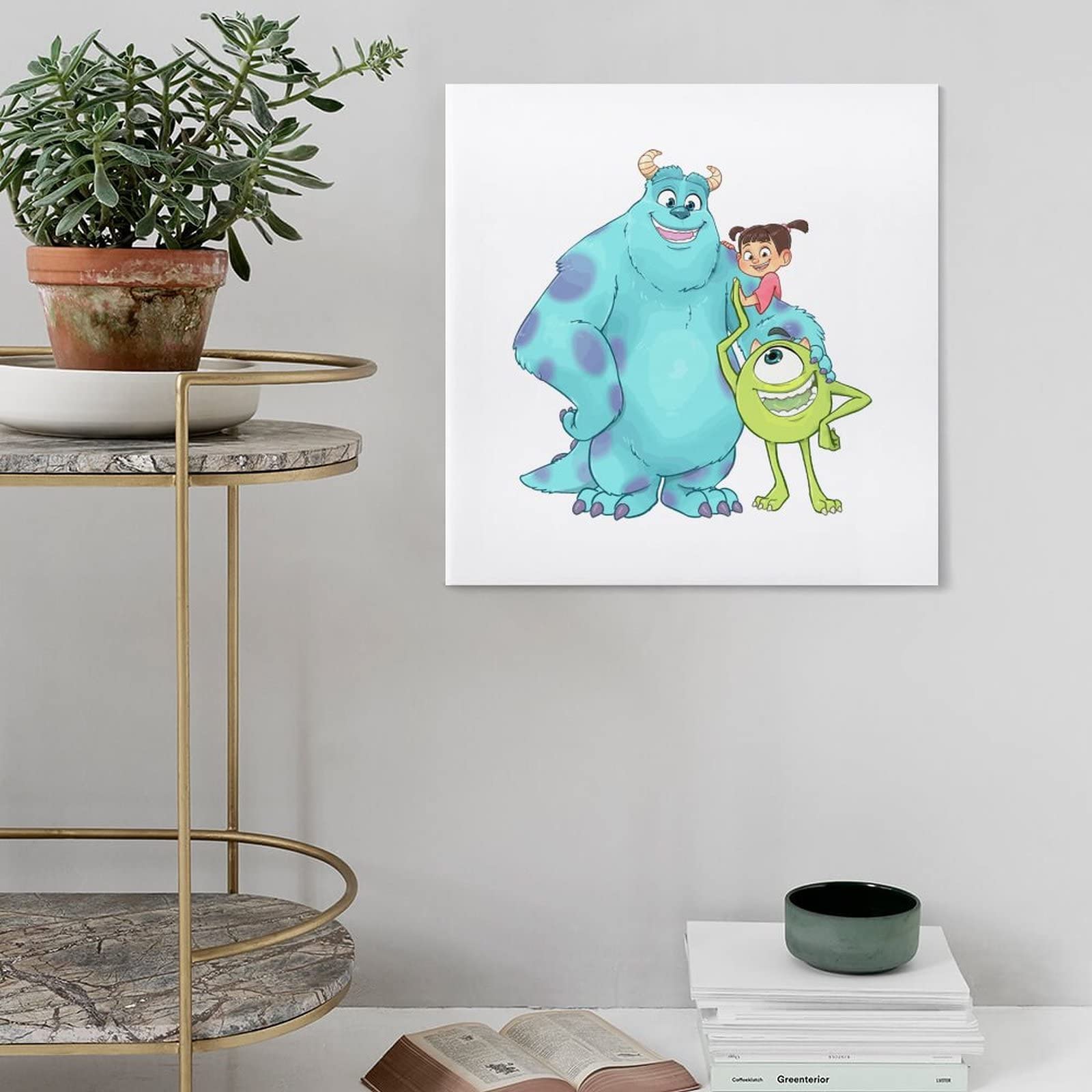 Amazon.co.jp: アートパネル 装飾画 モンスターズ インク マイク