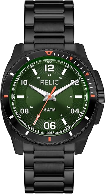 RELIC by Fossil Scott Three-Hand Black Watch