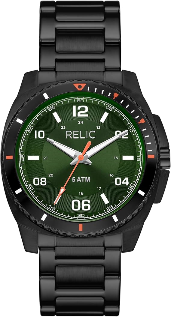 RELIC by Fossil Scott Three-Hand Black Watch