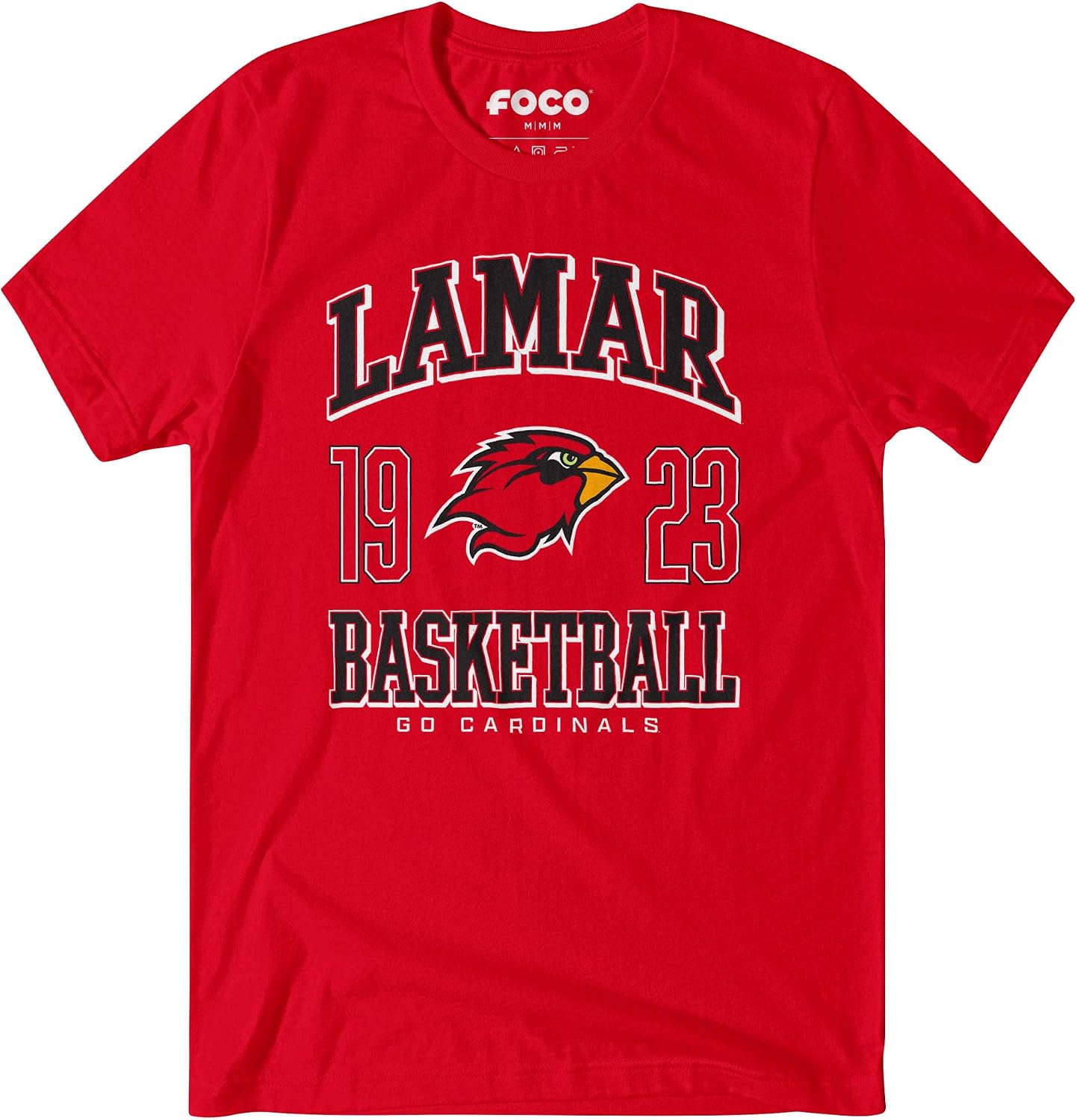 FOCO NCAA Mens NCAA College Basketball Team Logo T-Shirt