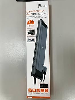 Amazon.com: j5create USB C Dual 4K 60Hz Display Docking Station