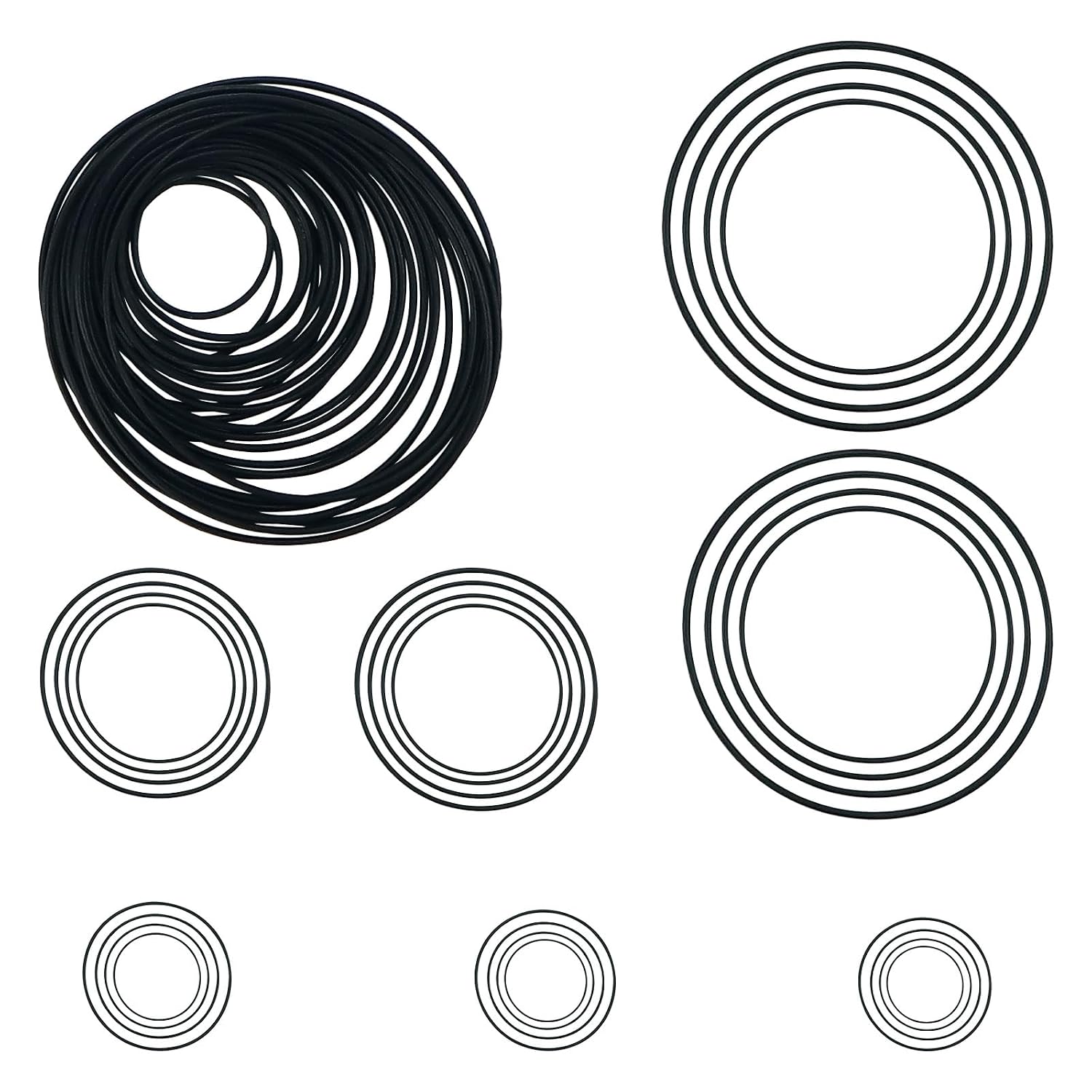 2 Bags O Ring Watch Gasket Washers Watch Repair Tools 0.6mm Waterproof Watchs Seal Washers for Watch Repair Replacement