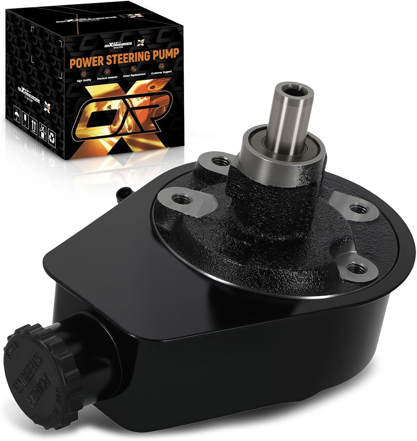 maXpeedingrods Power Steering Pump with Reservoir for Chevrolet GMC C1500 / C2500 / K1500 / K2500 1990-1995, for Chevrolet Blazer 1992-1994, Replace# 20-7828 207828 19153678 26025302