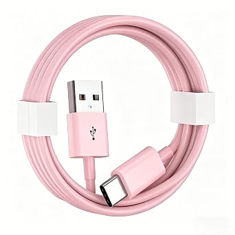 Cute Pink iPhone 17/17E Car Carplay Charger Cable for iPhone 17/16/15, 15/16/17 Pro Max 15 16 Plus Charging cable, USB A to USB C for iPad 10th Gen iPad Pro, Air 5th 4th Mini 6th Replacement 3.3 FT