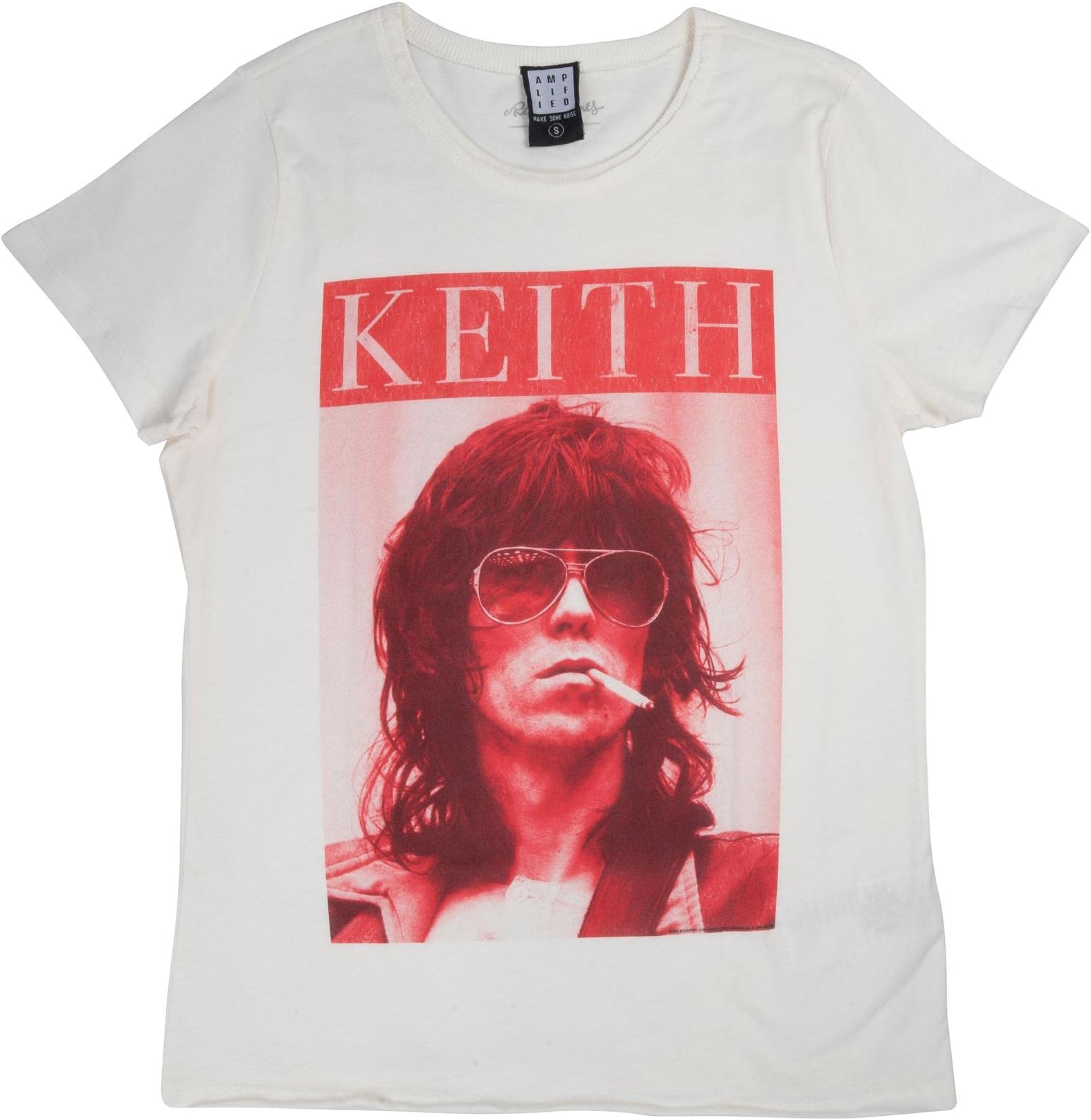 AmplifiedThe Rolling Stones Kool Keef Fitted Charcoal T-Shirt -S