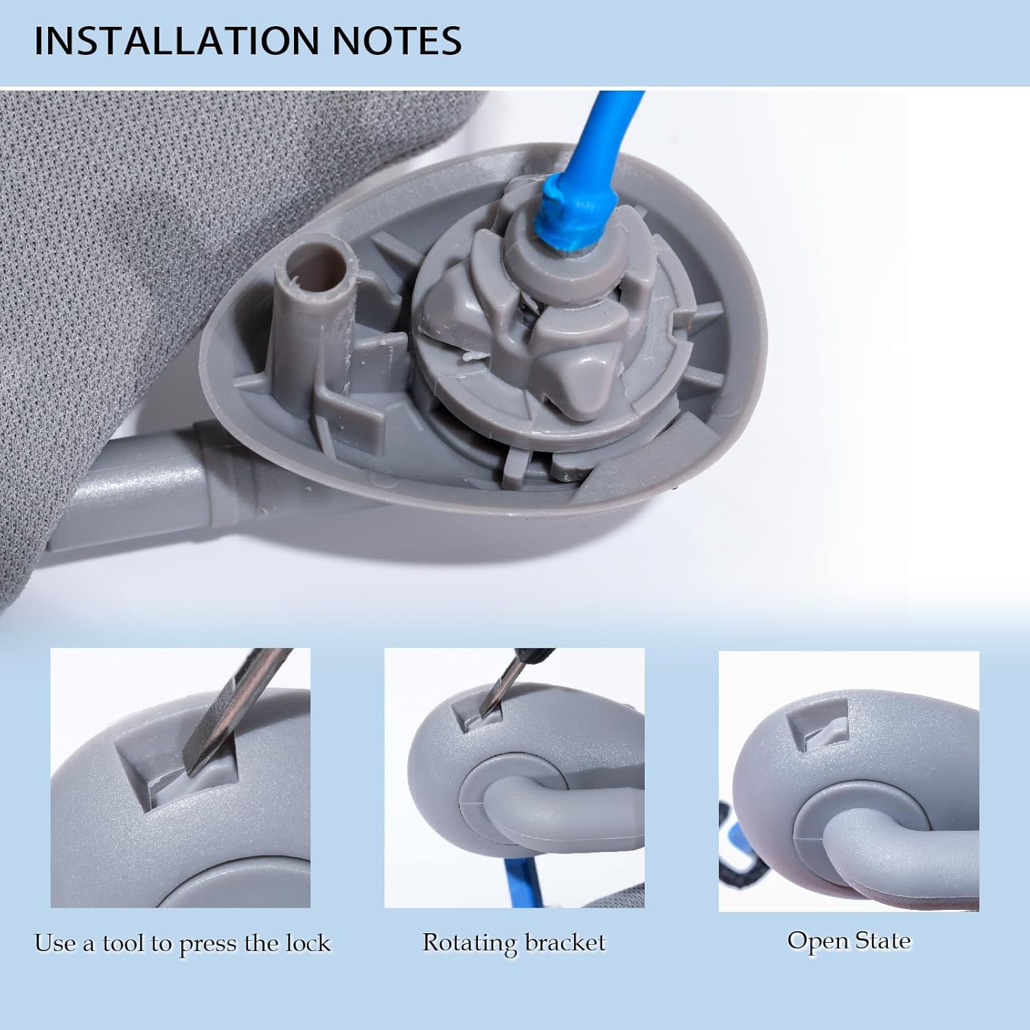 Left Driver Side Sun Visor Compatible with Honda Pilot 2017-2021, Ridgeline 2018-2020, Sun Shade Replace PN. 83280-TG7-A12ZB, Driver Left Side SunVisor Gray