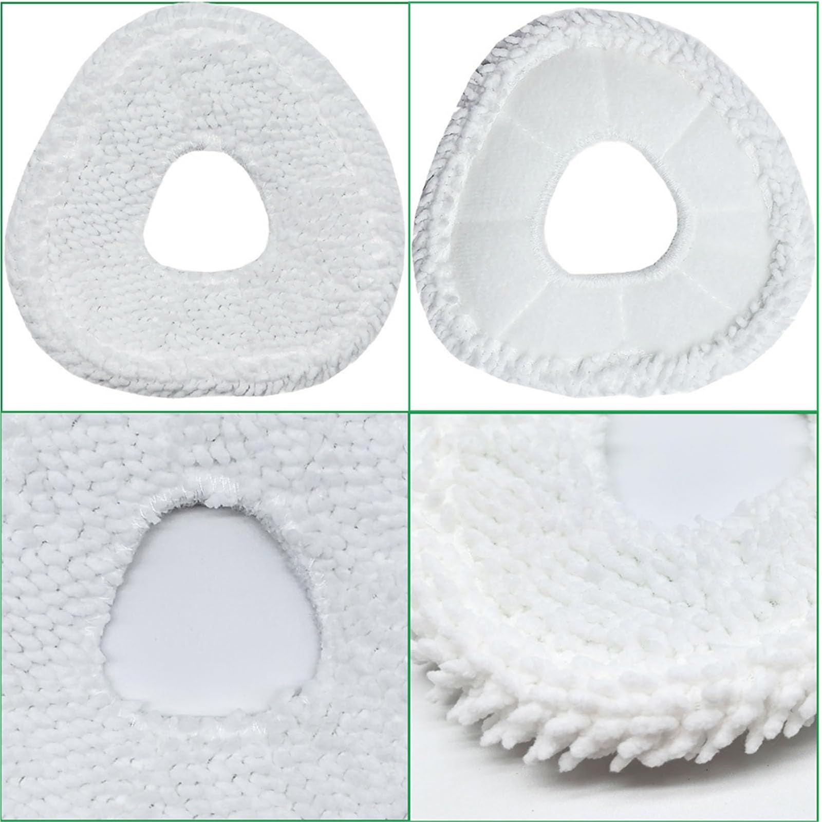 Zestaw nakładek na mop, kompatybilny z Narwal Freo X Ultra/Freo Z Ultra, ściereczki do mopa do odkurzaczy robotycznych, zmywalne wymienne ściereczki(Blue wave 10PCS)