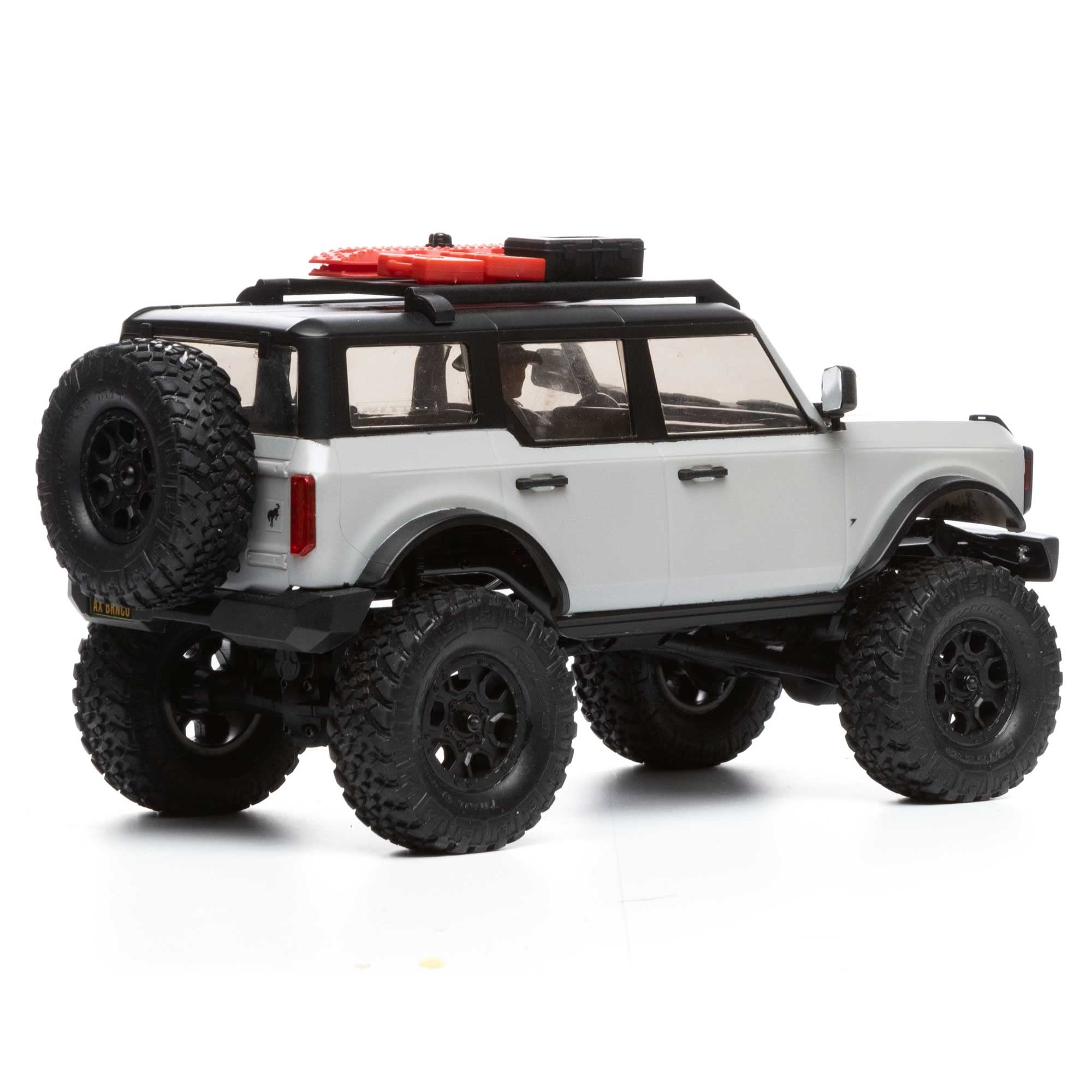 Axial RC Truck 1/24 SCX24 2021 Ford Bronco 4WD Truck Brushed RTR (wszystko wchodzi w zakres dostawy), Grey, AXI00006T2