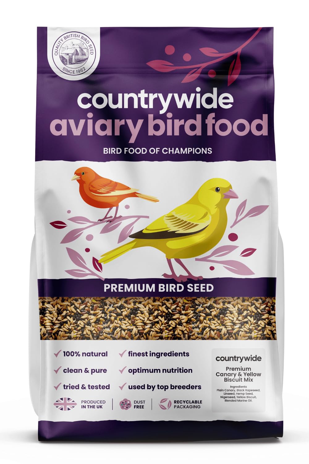 Countrywide Premium Canary Plus Yellow Biscuit Mix 20Kg from B&Q