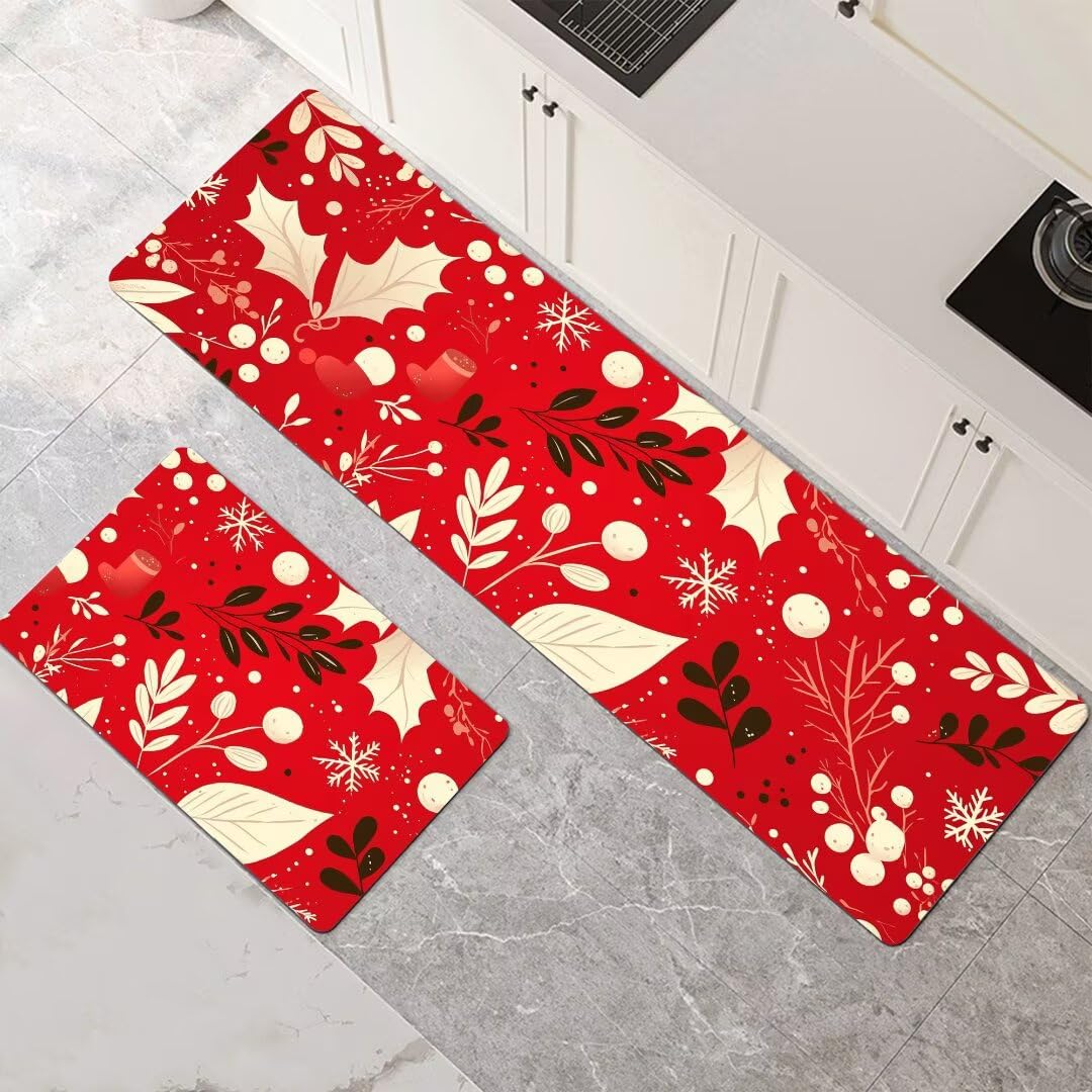 Tapis de cuisine devant évier antidérapants lot de 2 grand format 45x70 45x140cm