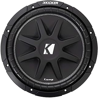KICKER 43C124 Comp 12" 300 Watt SVC 4-Ohm Car Audio Subwoofer Sub