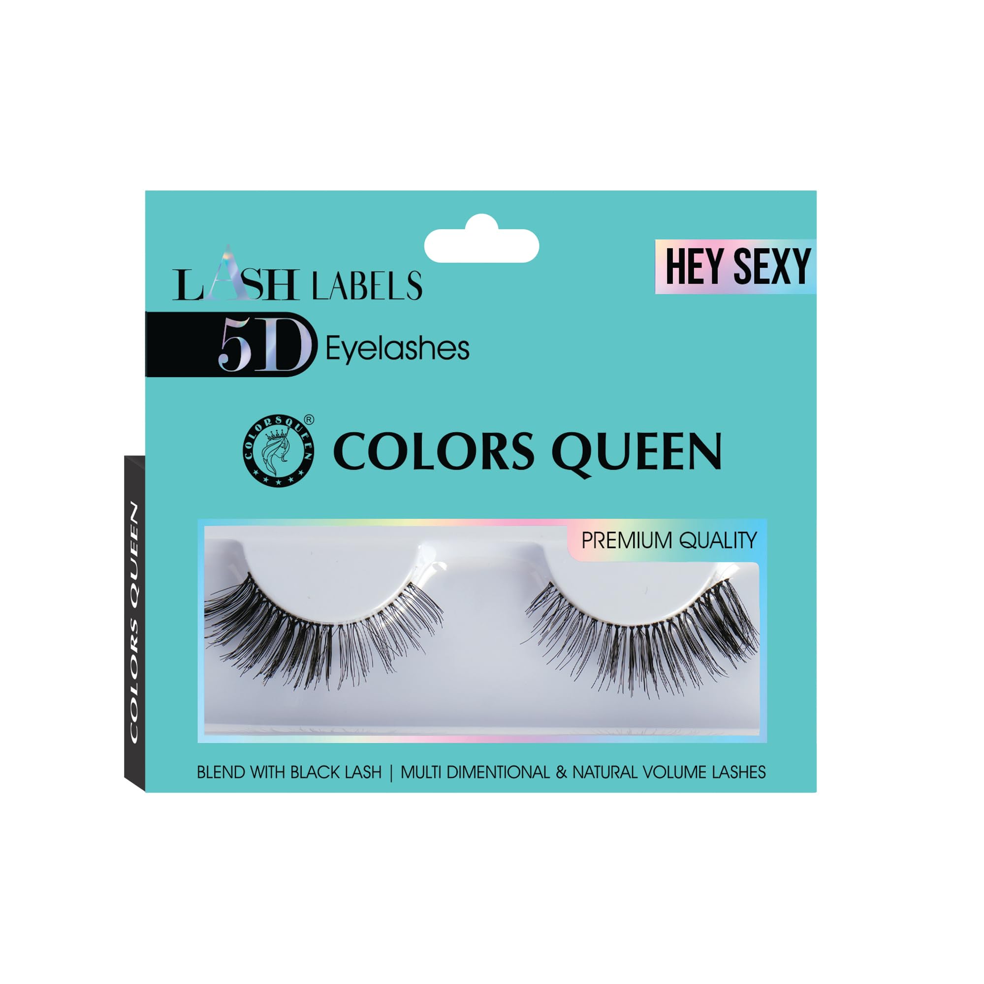 Colors Queen Lash Labels 5D Eyelashes for Women (Hey Sexy)