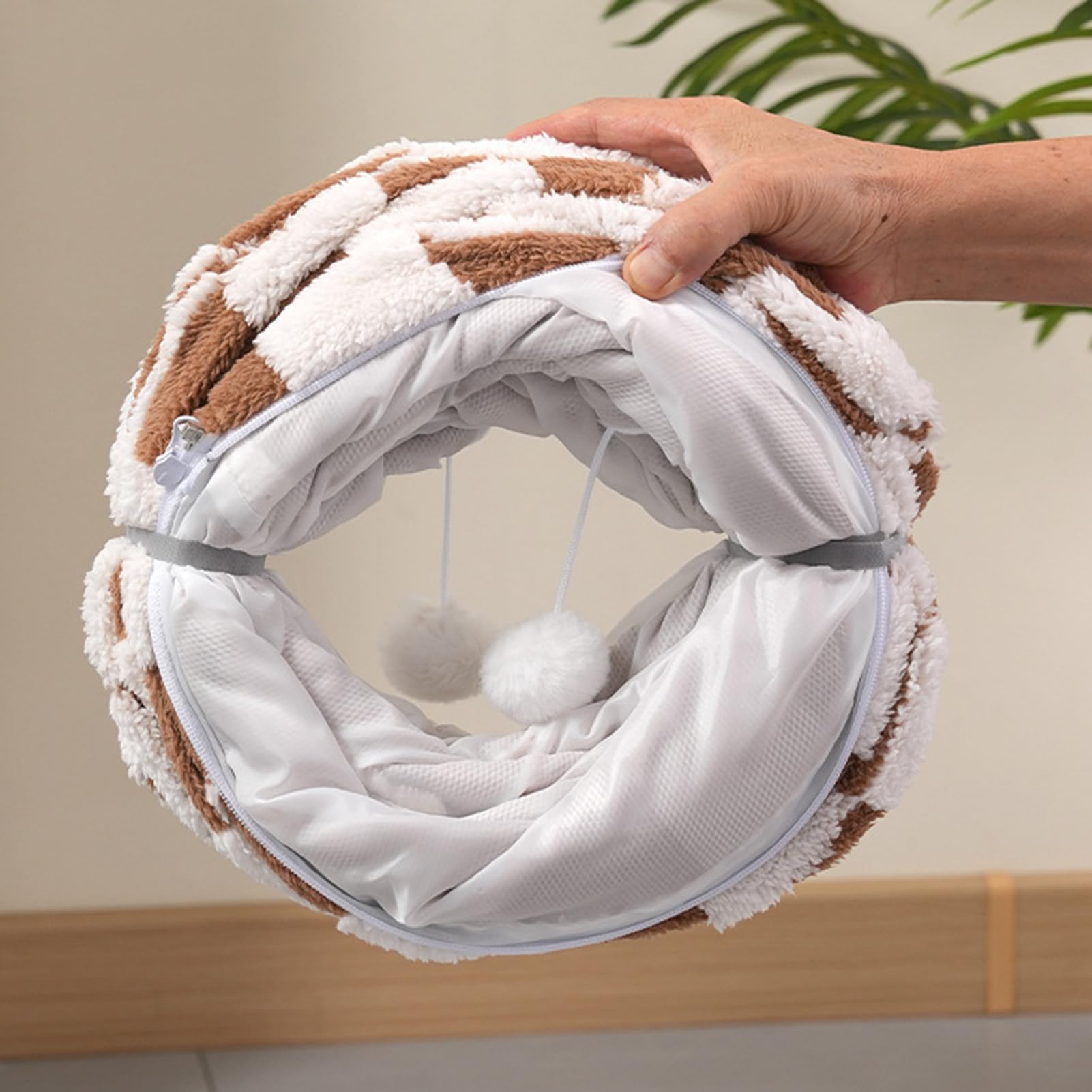 Cama Cueva Para Gatos Desmontable De Mascotas | De Juego Y Cueva Para Dormir Mascotas Pequeñas Interior Dormitorio Sala De Estar Balcón Apartamento Invierno
