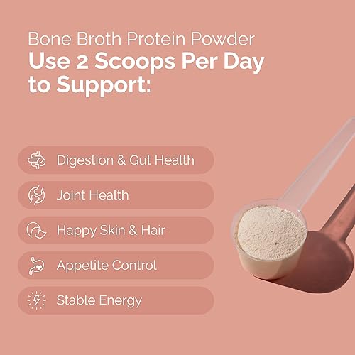 Miniatura 11 de BLUEBIRD PROVISIONS Polvo de caldo de hueso de pollo - Polvo de proteína sabrosa baja en sodio - Polvo de proteína de carnívoro con 0.42 oz