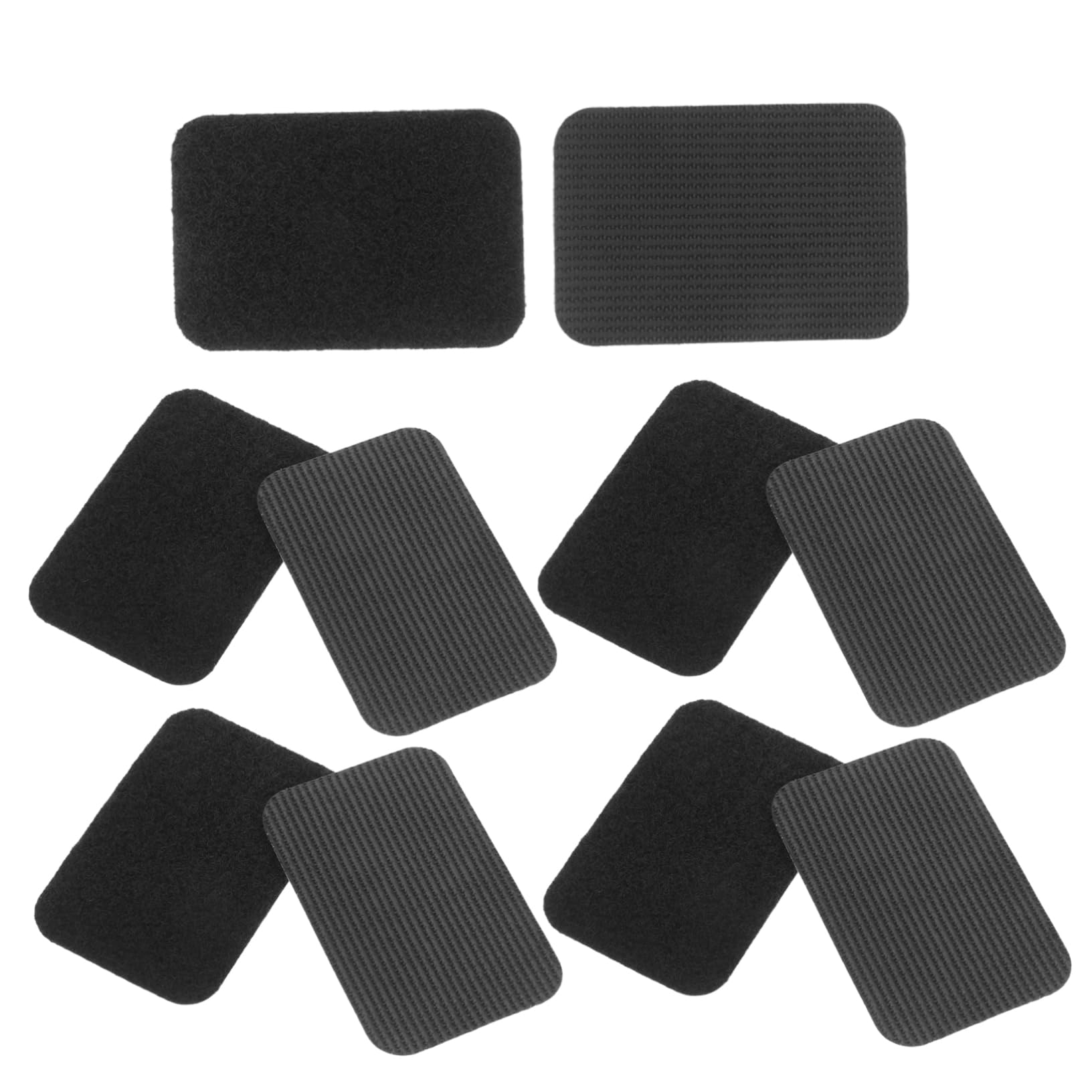 Cabilock 5 Pairs Non Slip Adhesive Strips of Double Sided Sticky Fasteners for Securing Sofas Rugs Cushions and Bed Easy Installation and Reliable Antislip