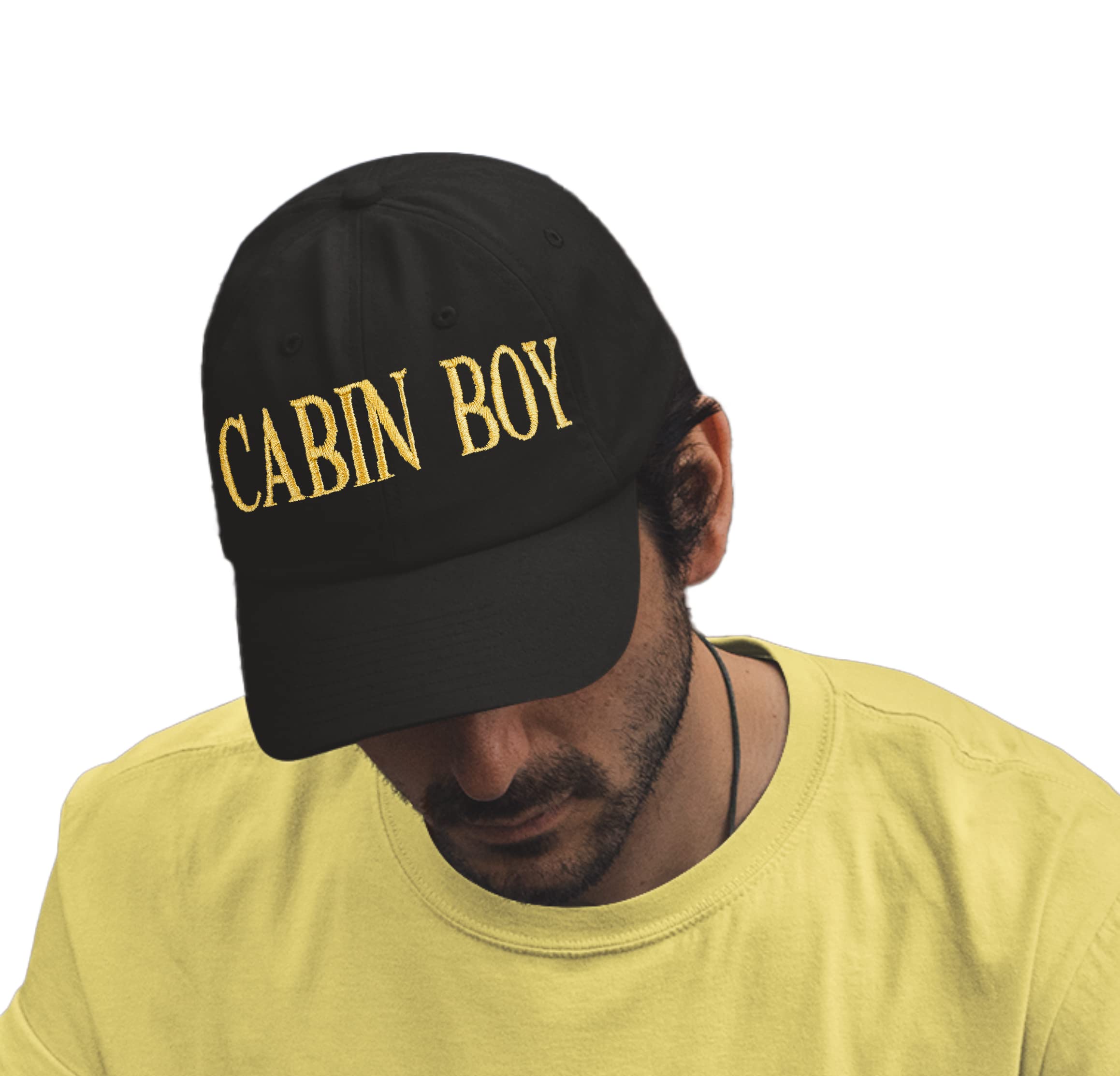 4sold Captain Cap, Ancient Mariner / Cabin Boy / Crew / First Mate, Yachting Baseball Cap, Inscription Lettering, Men, CABIN BOY