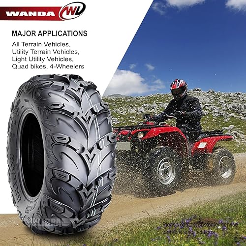 Miniatura 5 de WANDA Juego de 4 neumáticos Premium 8PR ATV UTV 24X8-12 24x8x12 delanteros y 24x10-12 24x10-12 24x10x12 traseros