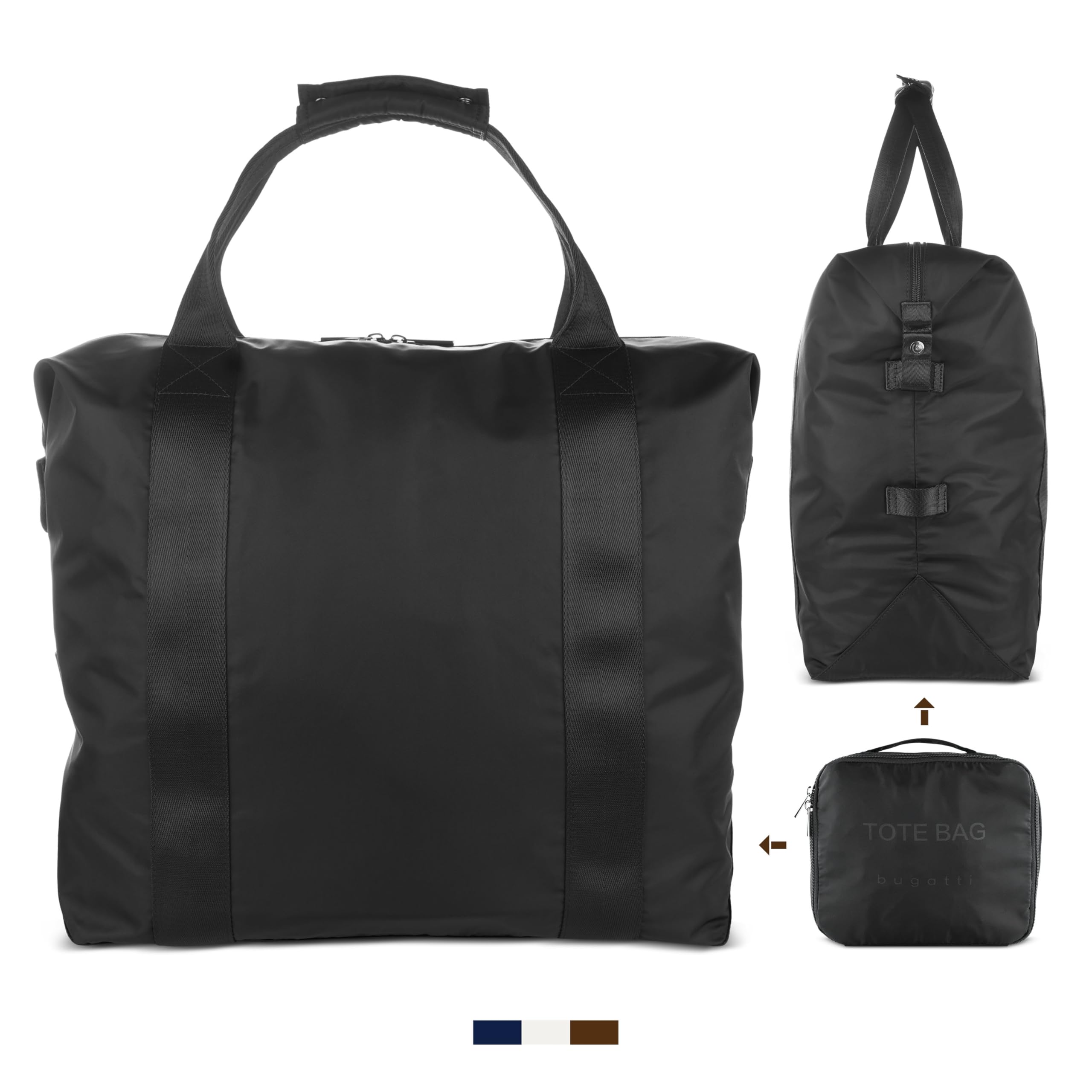 bugatti bolso shopper bolso de hombro Elia Shopper Black negro