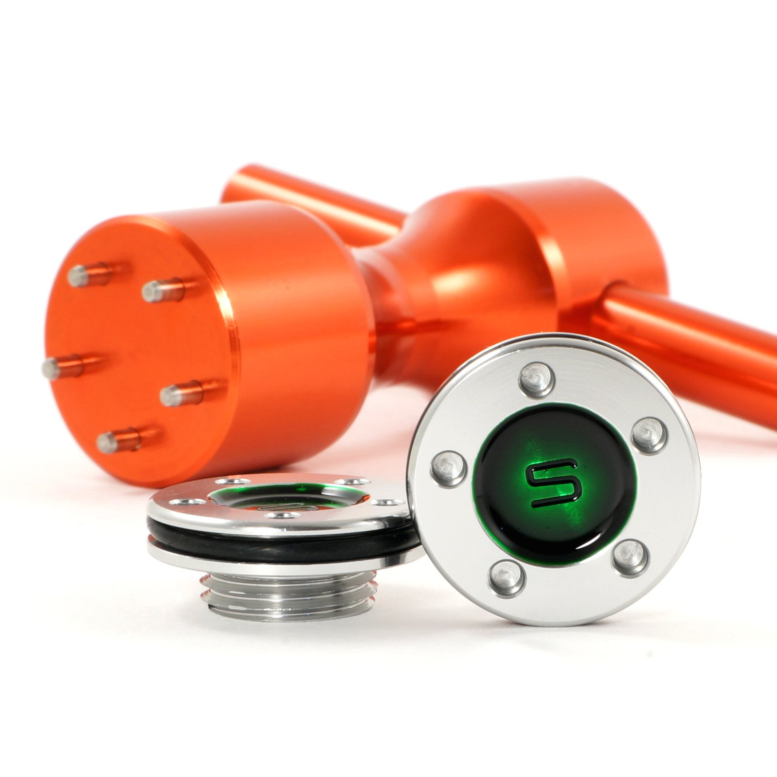 19th Hole Custom Shop 2 of 5g Green Weights with Wrench Tool for Scotty Cameron Fastback, Squareback and Roundback Putters (Red)