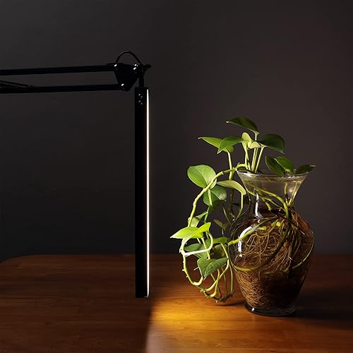 Miniatura 4 de Acurit Lámpara de escritorio LED con brazo oscilante, lámpara de escritorio flexible y duradera para oficinas, escritorios, espacios de trabajo,