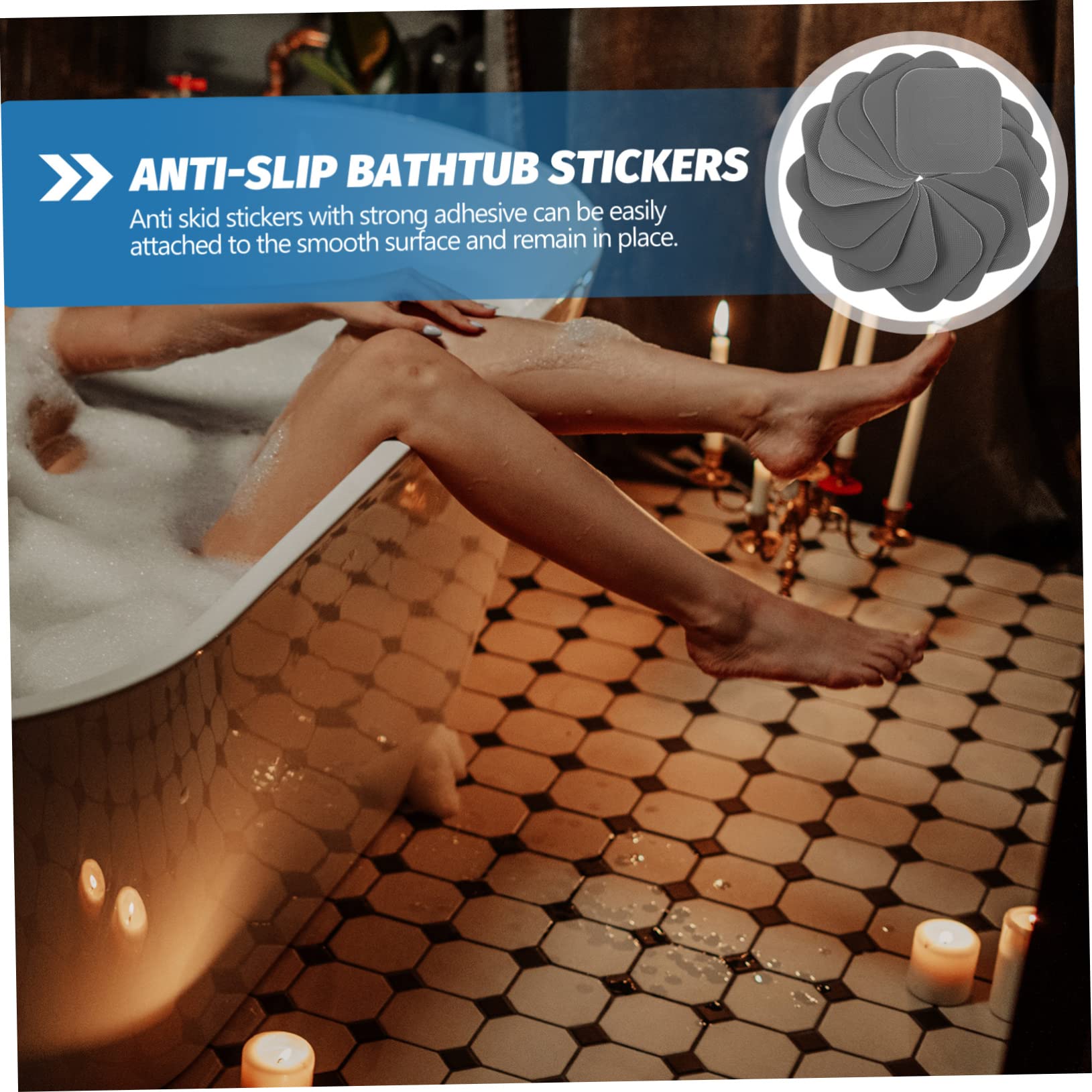80 Hojas De Pegatinas Antideslizantes Pegatinas Antideslizantes para La Pegatinas Antideslizantes para El Baño Pegatinas Antideslizantes para El Suelo Pegatinas para El