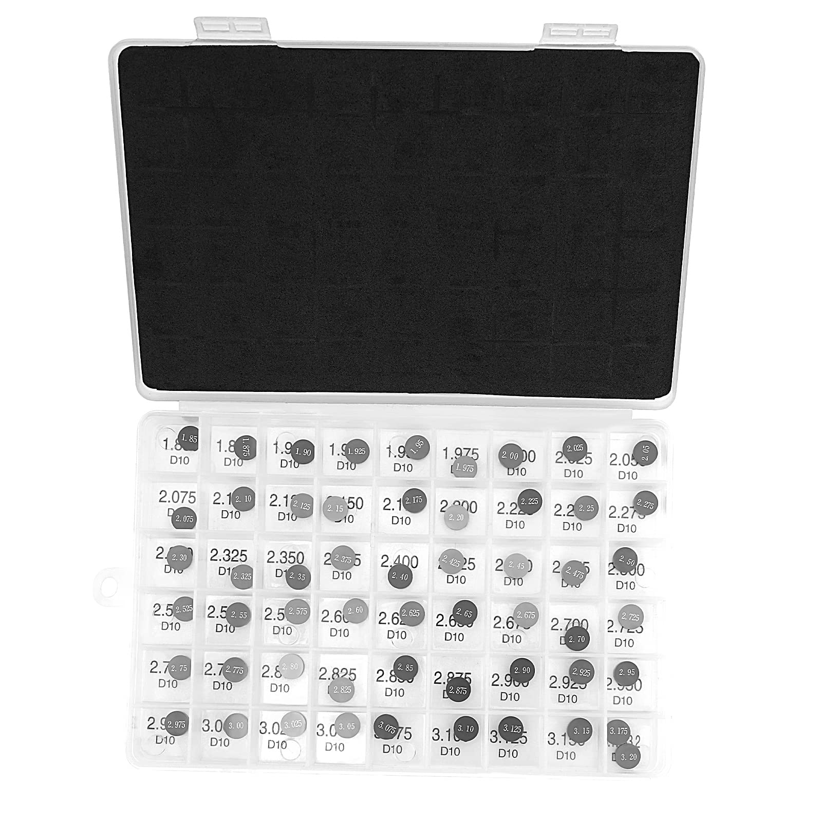 Road Passion 10.0mm Ventil Shim Ventileinstellplättchen Kit 1.875mm-3.200mm 1x55 pcs für 500 2012-2015/500 XC-W 2012-2015/530 2008-2011/530 XC-W 2008-2011