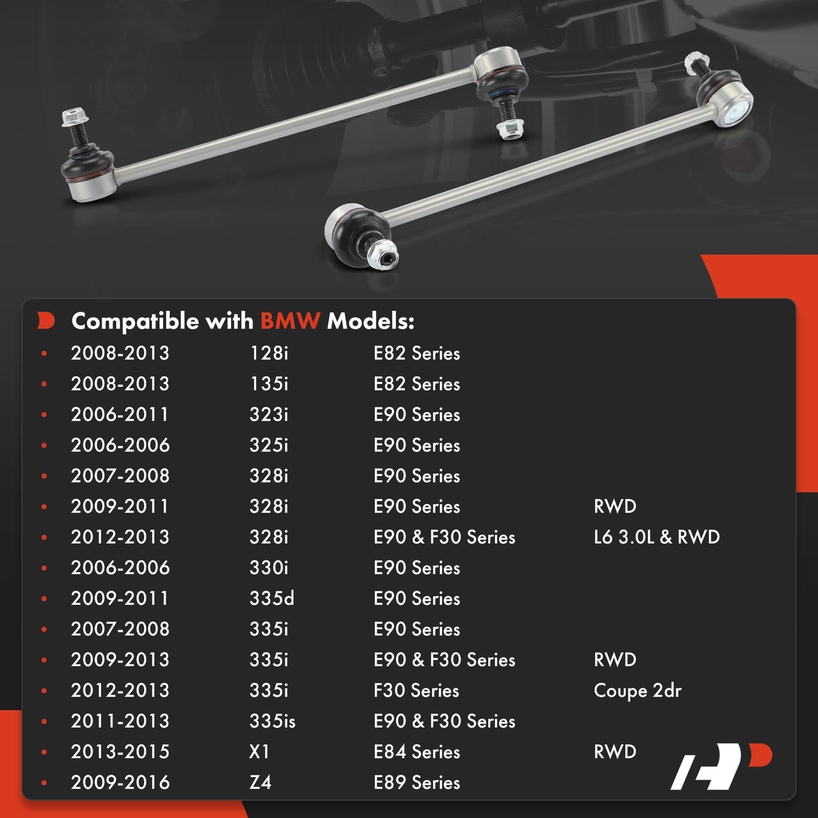 Chevy Aveo Front Sway Bar End Link Kit For Chevy Aveo/Aveo5 (2004 - Foto 11