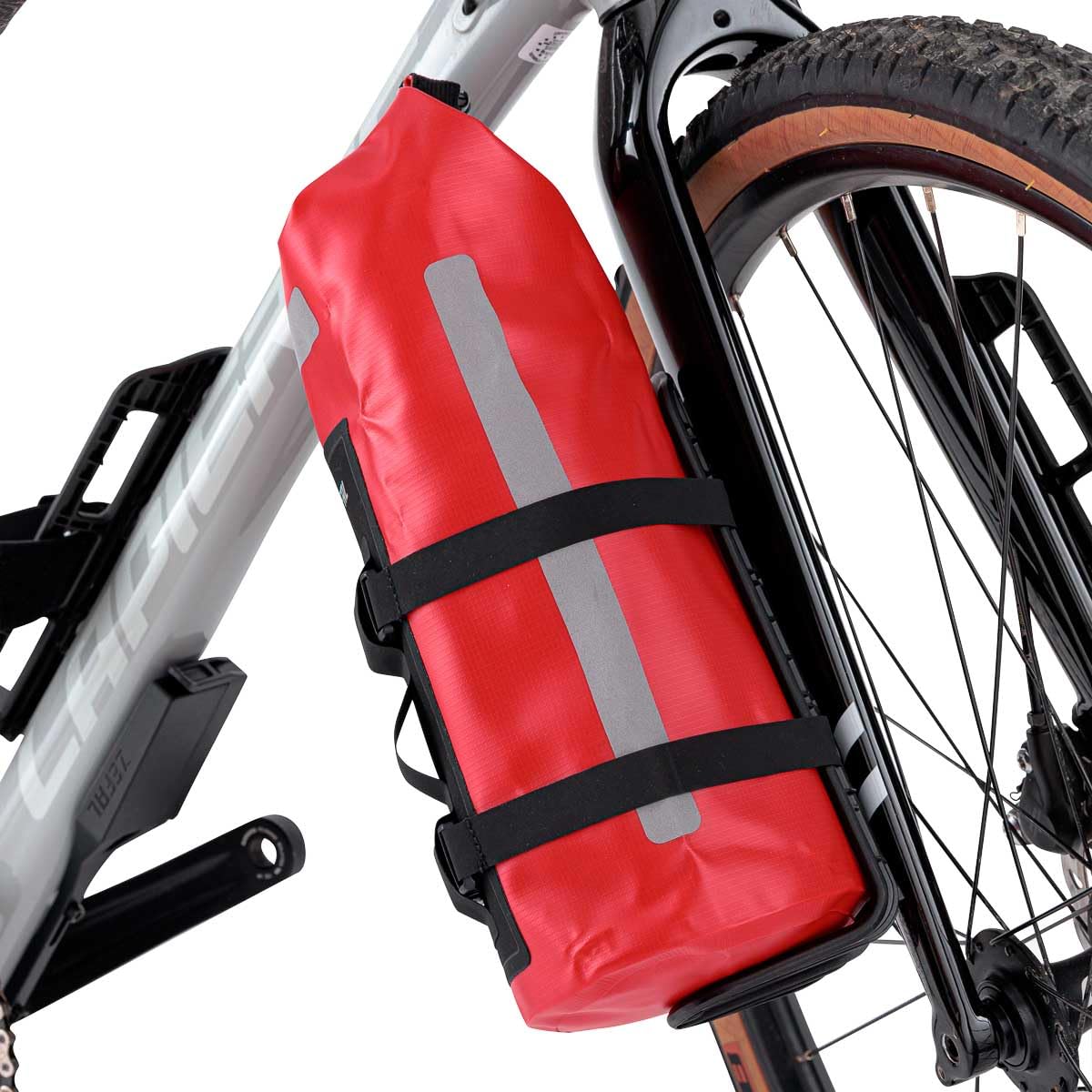 ZEFAL Gabeltaschen Fahrrad Dry Bag 4L + Z Adventure Cage - Fahrradtaschen für Gepäckträger oder Gabel - Fahrradtasche Wasserdicht - Bikepacking Taschen - Fahrrad Zubehör Gravel Bike
