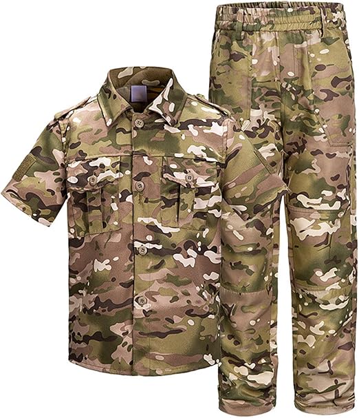 Kinder Taktikweste Camouflage - Verstellbare Outdoor-West Für Abenteuer