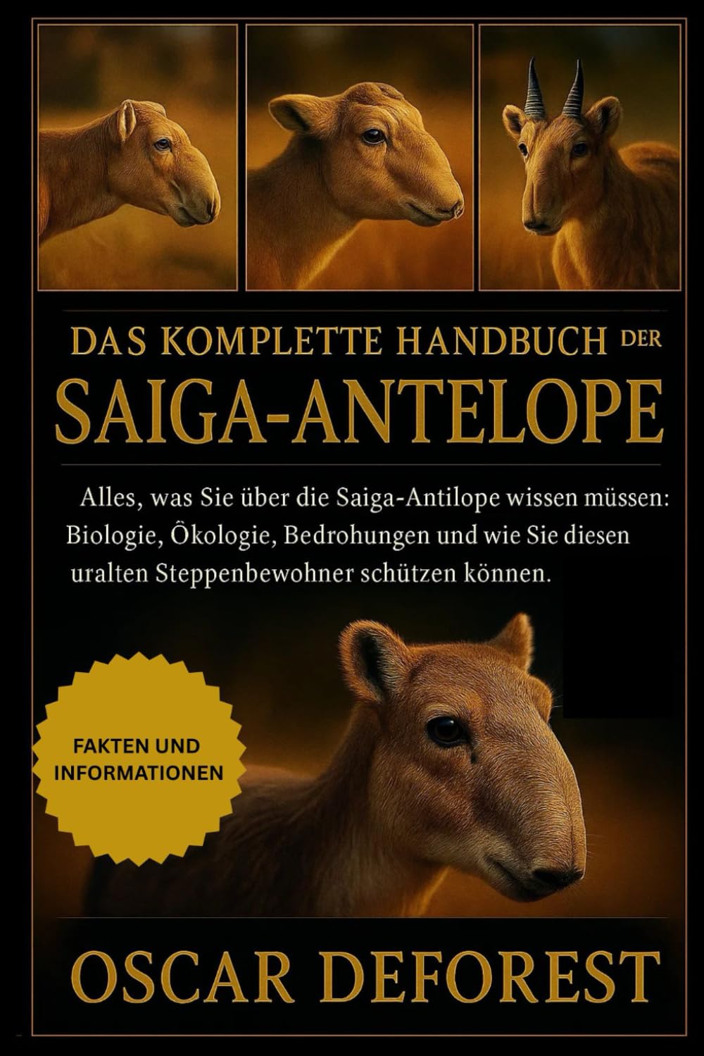 DAS KOMPLETTE HANDBUCH DER SAIGA-ANTELOPE: Alles, was Sie über die Saiga-Antilope wissen müssen: Biologie, Ökologie, Bedrohungen und wie Sie diesen uralten Steppenbewohner schützen können.