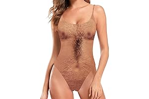RAISEVERN Women's One Piece Funny Hairy & Scary Creatures Swimsuits