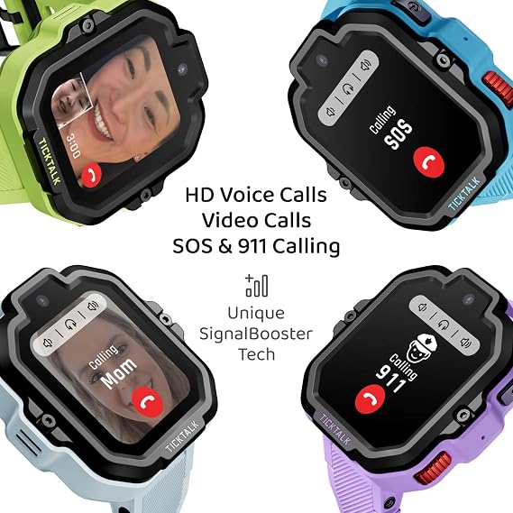 TickTalk5 Kids Smart Watch with GPS Tracker, Calls, Texts & SOS Ages 3-12