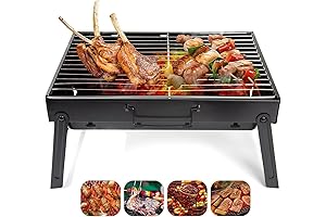 Compact Charcoal Grill Table: Portable Outdoor Cooking Companion