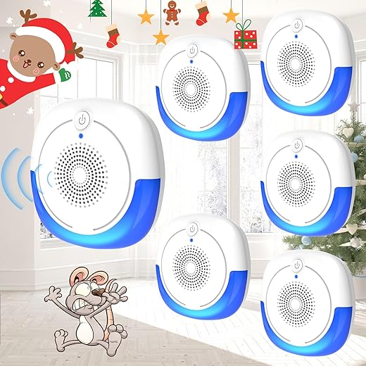 2026 Upgraded Ultrasonic Pest Repellent Indoor Insect Repeller, Pest Control for Roach, Rodent, Mouse, Bugs, Mosquito, Mice, Spider, Ant, Rodent Repellent Ultrasonic Plug in 2 Mode (6)